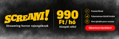 SCREAM! – Streaming horror rajongóknak
